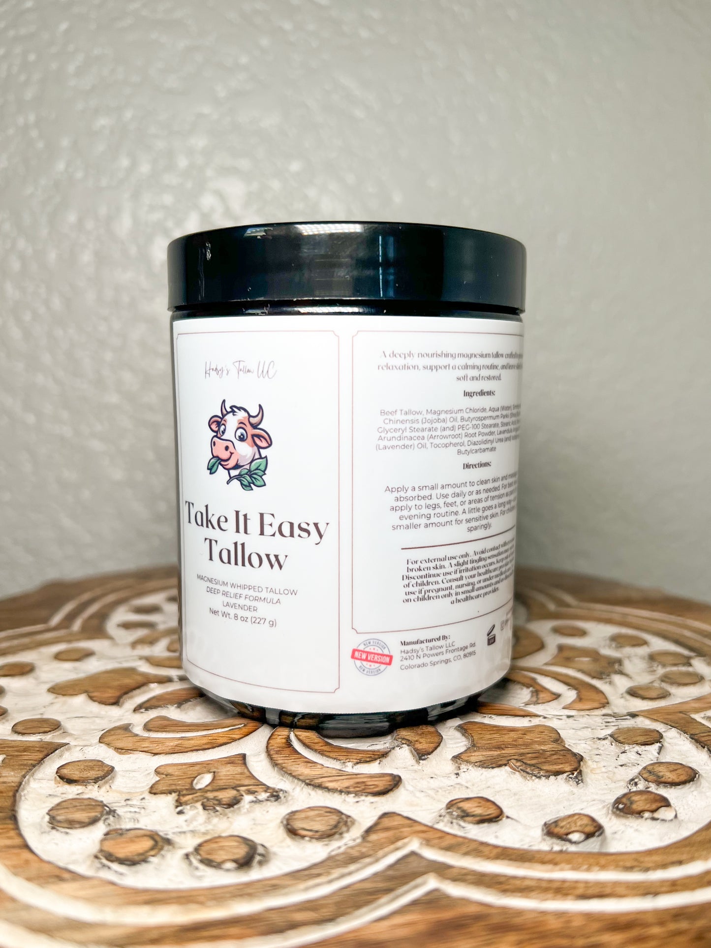 Take It Easy Tallow - Whipped Magnesium Tallow